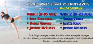 ecole de pole mini kamp